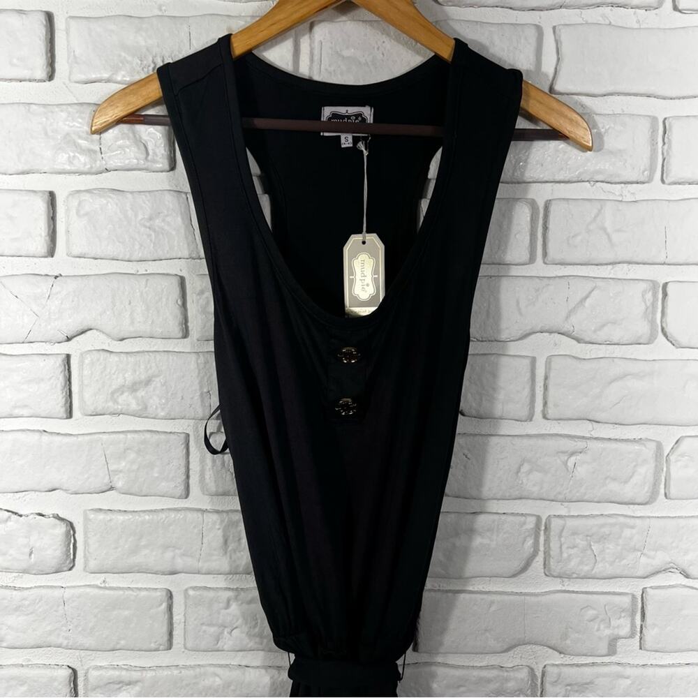 NWT Mud Pie Black Sleeveless Dress Size Small - Picture 9 of 10